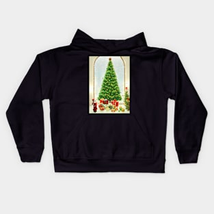 Christmas tree #1 Kids Hoodie